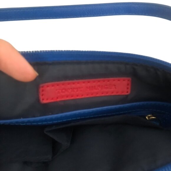 Tommy Hilfiger Xbody Crossbody Bag Blue Used, Nice Condition - Picture 6 of 8